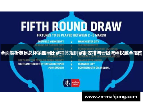 全面解析英足总杯第四圈比赛抽签规则赛制安排与晋级流程权威全指南 全面解析英足总杯第四圈比赛抽签规则赛制安排与晋级流程权威全指南